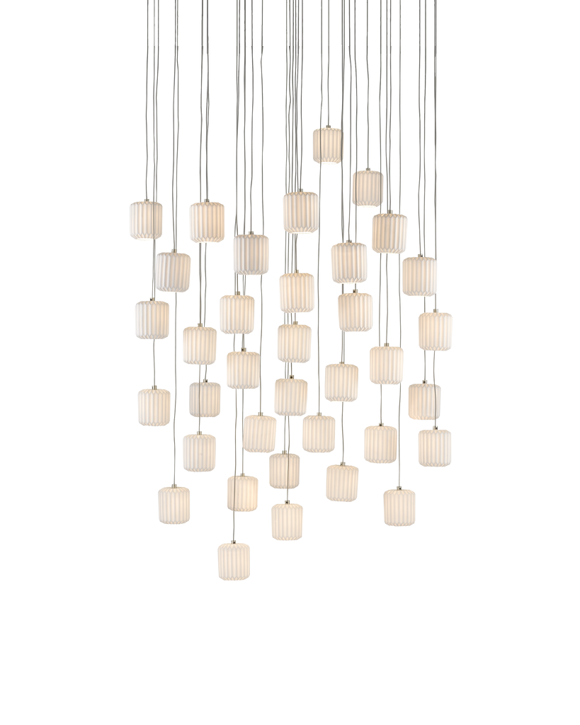 Currey & Co Dove 36-Light Round Multi-Drop Pendant | 9000-0715