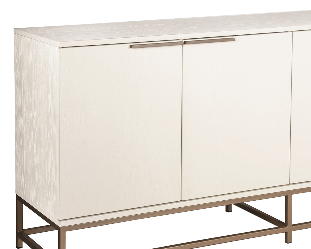 Rebel Sideboard - Large - Champagne Gold - Cream | Sunpan Furniture - 108769