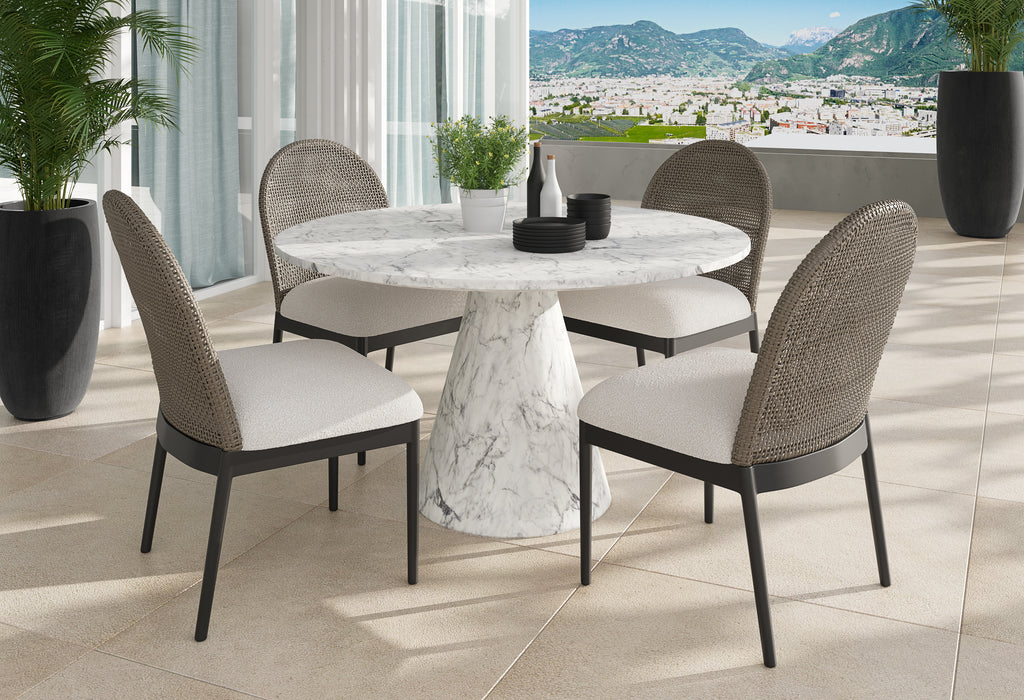 Calandri Dining Chair - Black - Louis Cream | Sunpan Furniture - 111684