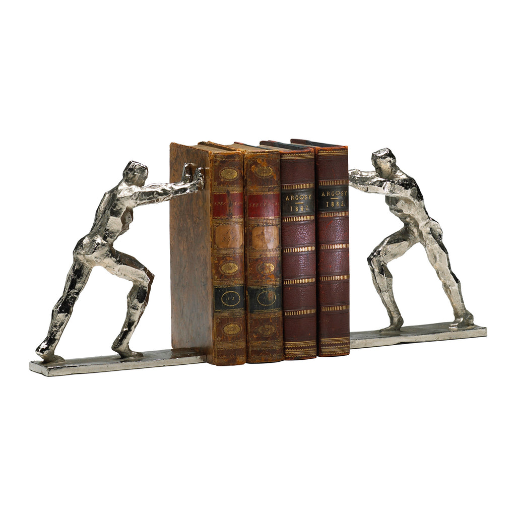 Iron Man Bookends Set of 2 - Silver | Cyan Design