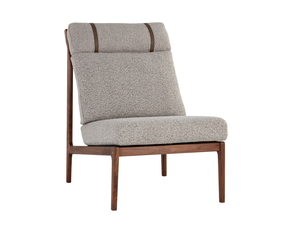 Elanor Lounge Chair - Walnut - Altro Cappuccino | Sunpan Furniture - 107099