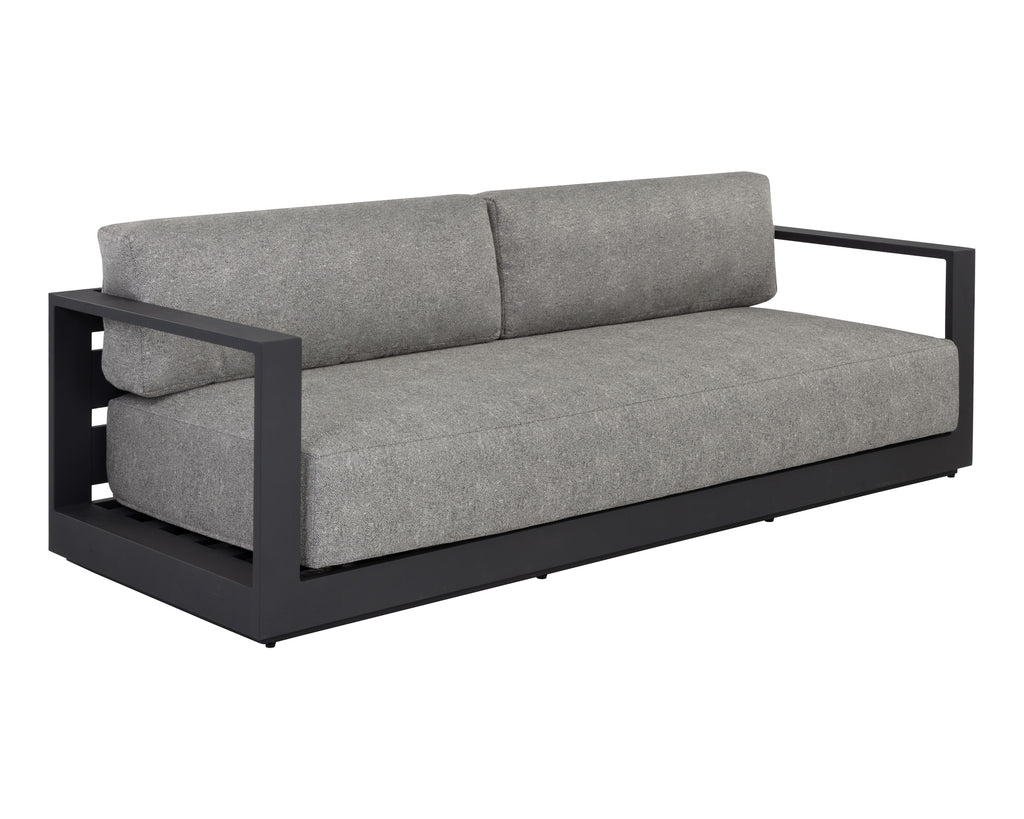 Tavira Sofa - Charcoal - Lanikai Salt And Pepper | Sunpan Furniture - 109656