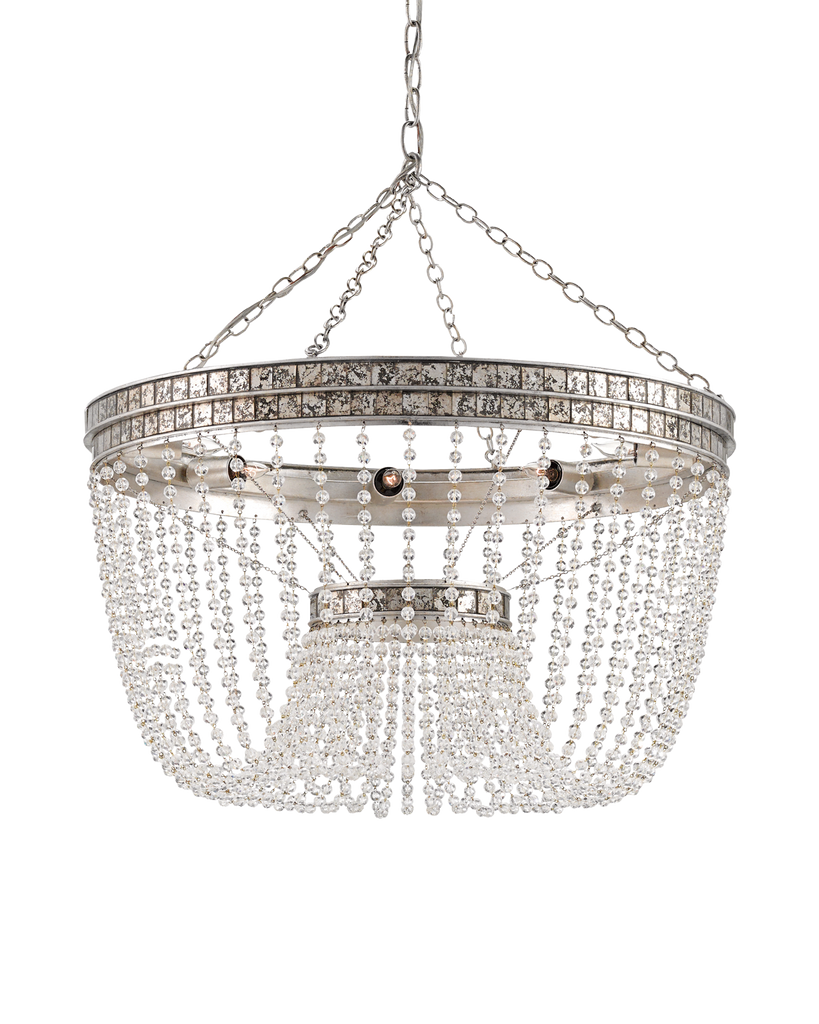 Currey & Co Highbrow Beaded Glass Chandelier | 9685