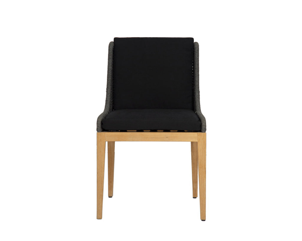 Sorrento Dining Chair - Natural - Arashi Black | Sunpan Furniture - 110963