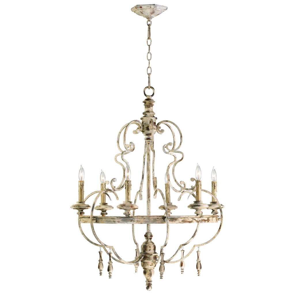 Davinci Chandelier 6-Light - Persian White | Cyan Design