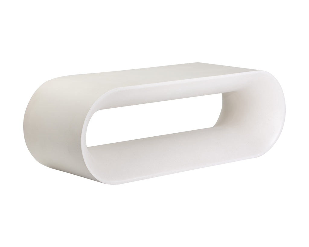 Capsule Bench - White | Sunpan Furniture - 105720