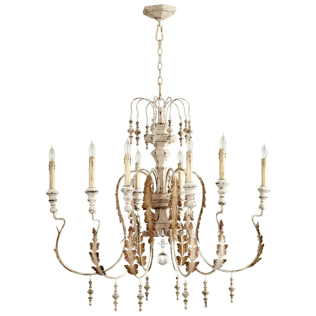 Motivo Chandelier 8-Light - Persian White | Cyan Design