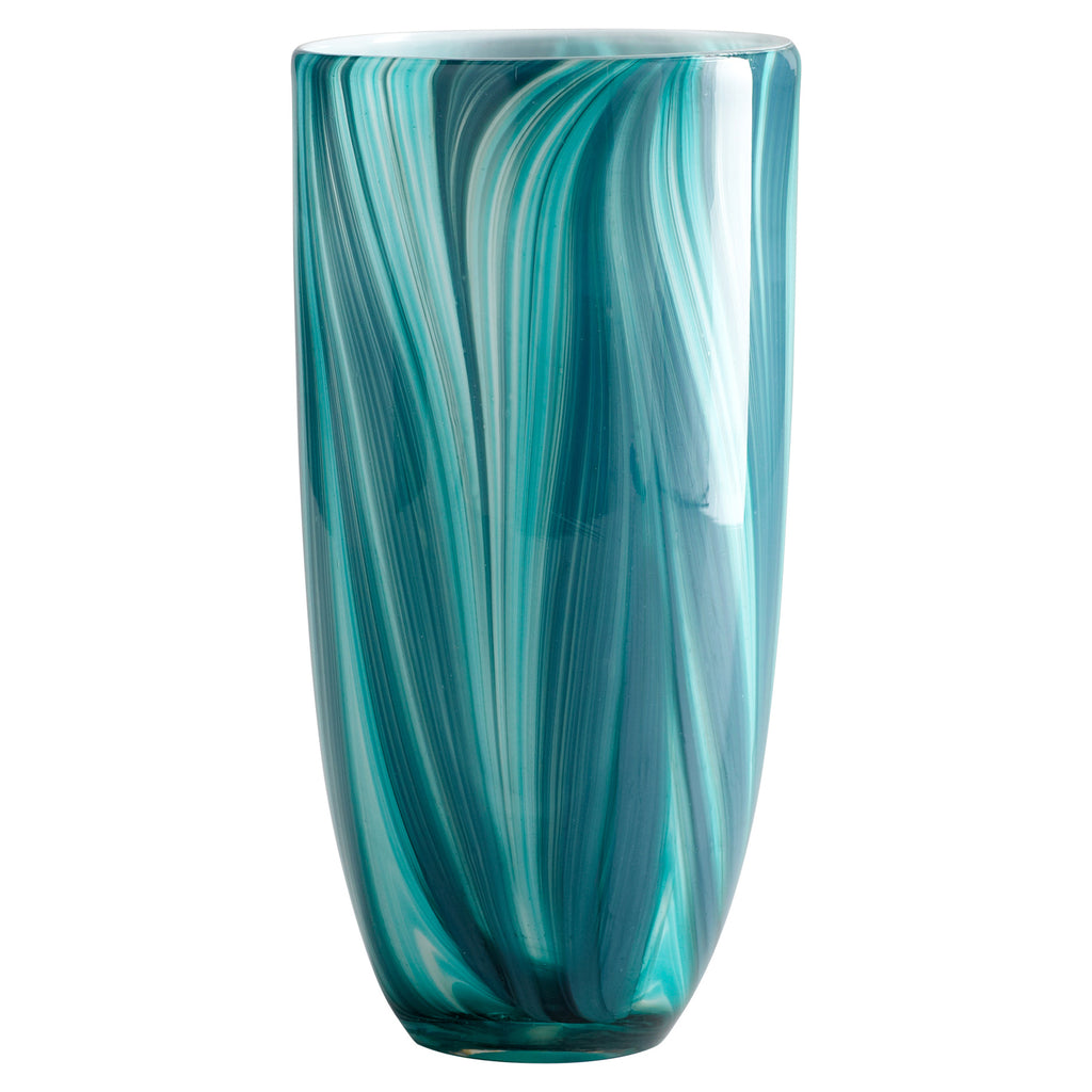 Turin Vase - Turquoise Blue - Large | Cyan Design