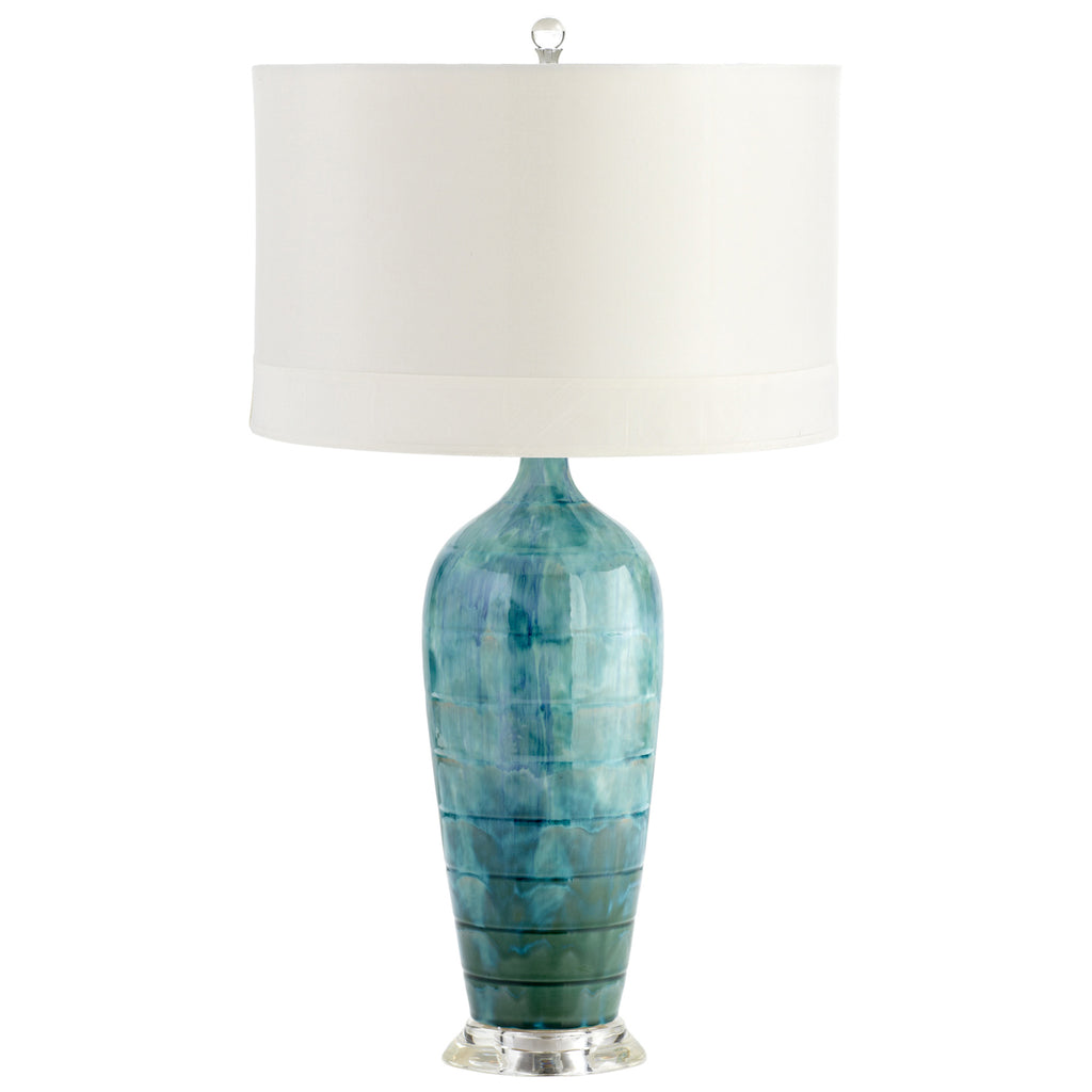 Elysia Table Lamp - Blue Glaze | Cyan Design