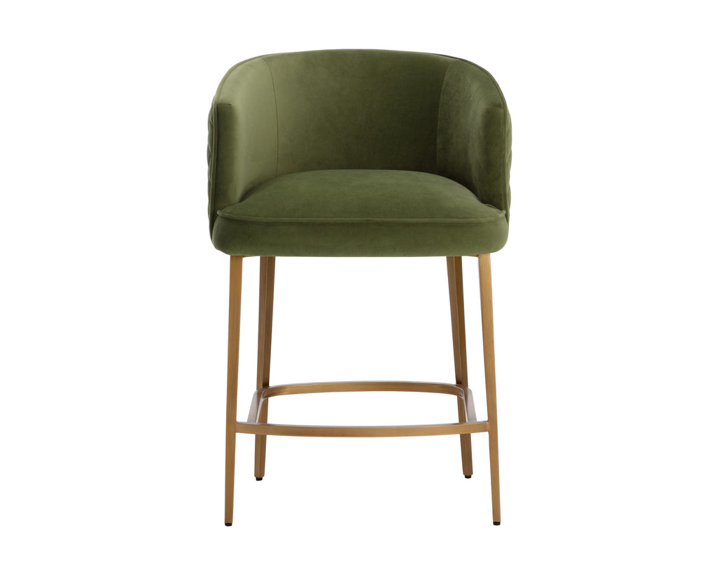 Cornella Counter Stool - Meg Olive | Sunpan Furniture - 109863