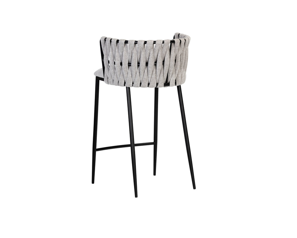 Sarai Counter Stool - Belfast Heather Grey | Sunpan Furniture - 106189