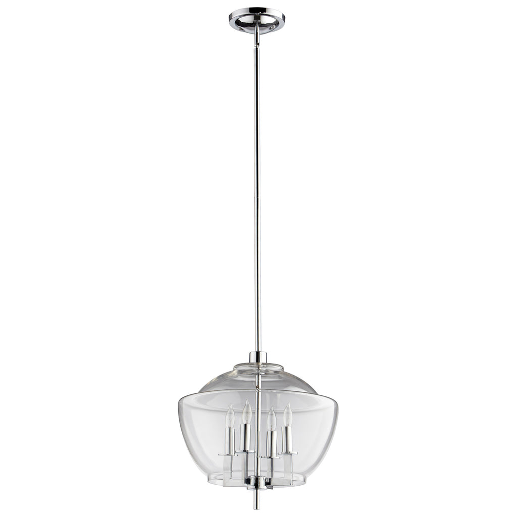 Empoli Pendant 4-Light - Chrome | Cyan Design