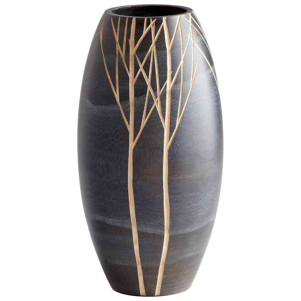 Onyx Winter Vase - Black - Small | Cyan Design