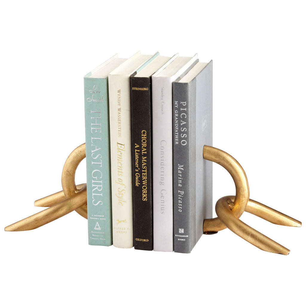 Goldie Locks Bookends - - Gold - Medium | Cyan Design