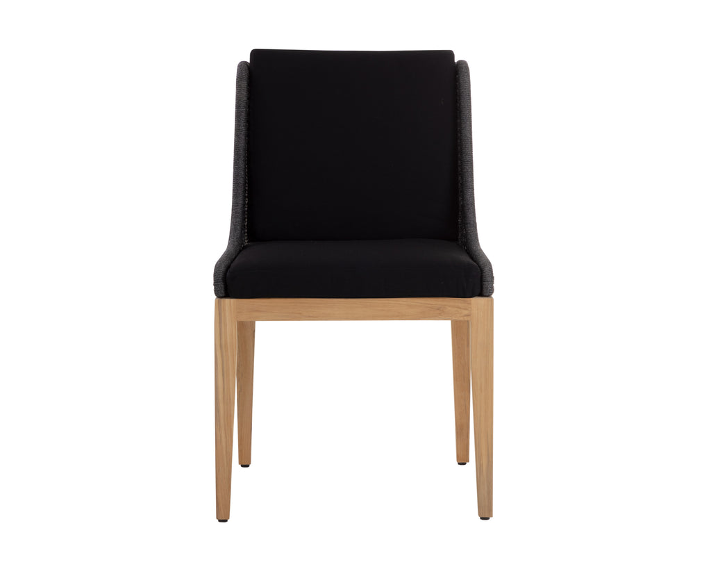 Sorrento Dining Chair - Natural - Arashi Black | Sunpan Furniture - 110963