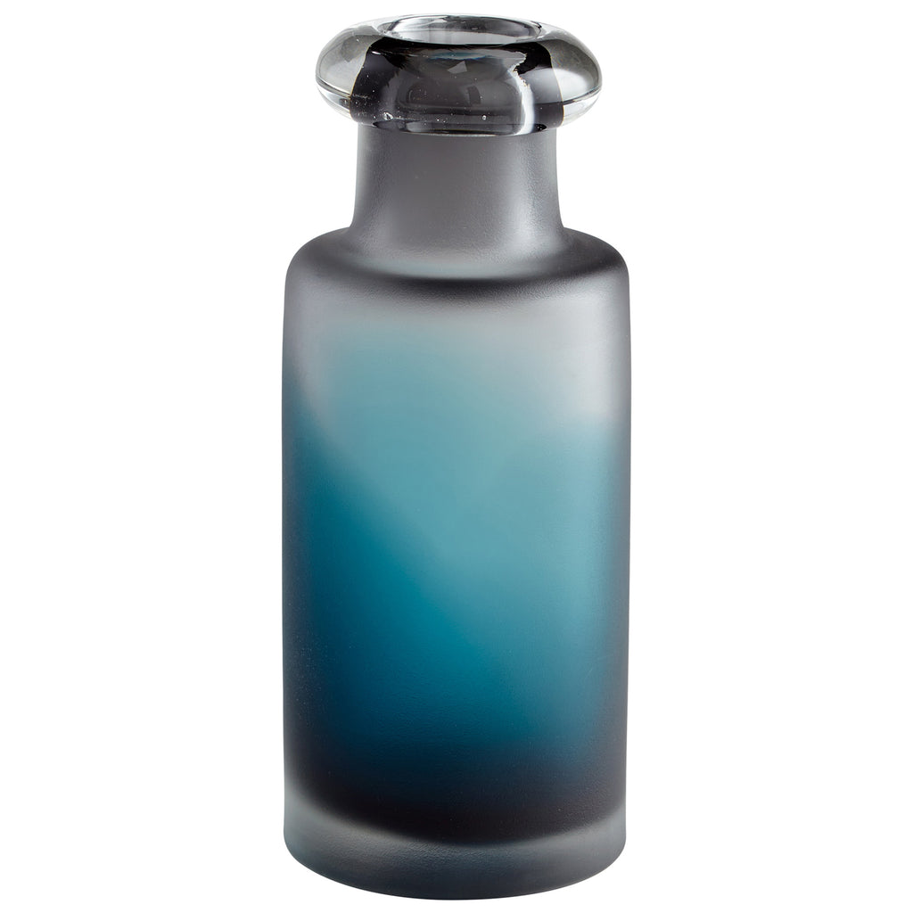 Neptune Vase - Blue & Clear - Small | Cyan Design