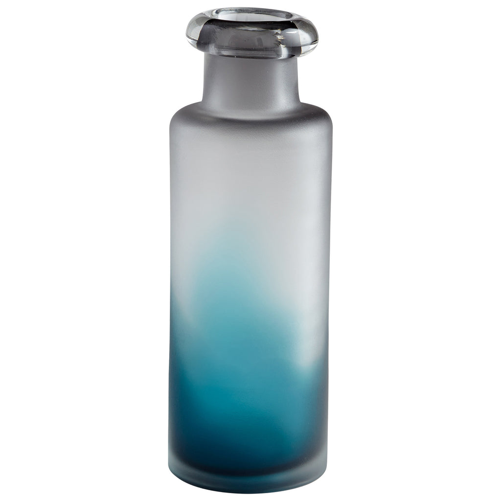 Neptune Vase - Blue & Clear - Medium | Cyan Design