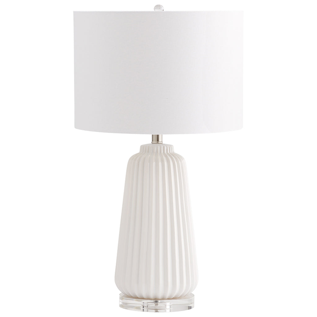 Delphine Table Lamp - White | Cyan Design