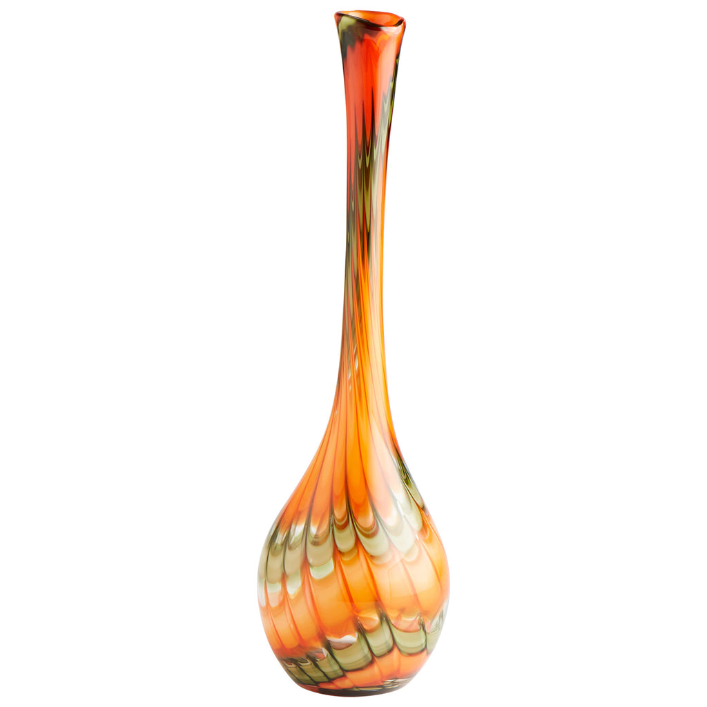 Atu Vase - Orange - Medium | Cyan Design