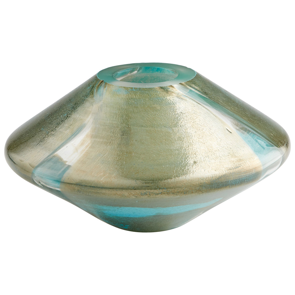 Stargate Vase - Green - Small | Cyan Design