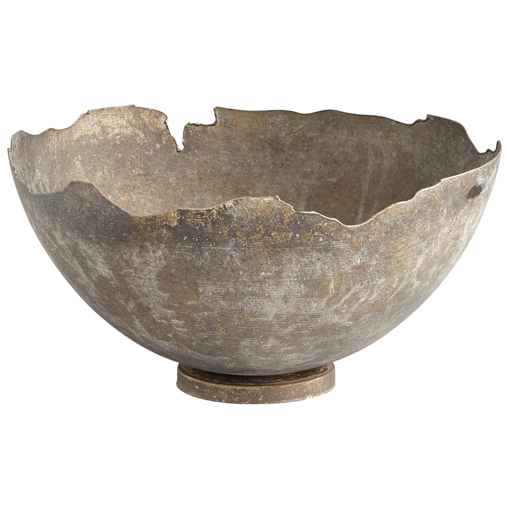 Pompeii Bowl - Whitewashed - Small | Cyan Design