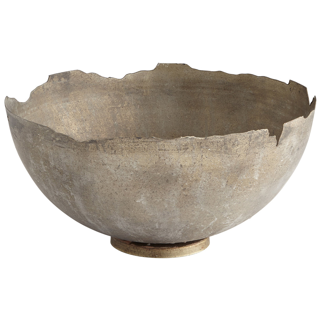 Pompeii Bowl - Whitewashed - Large | Cyan Design