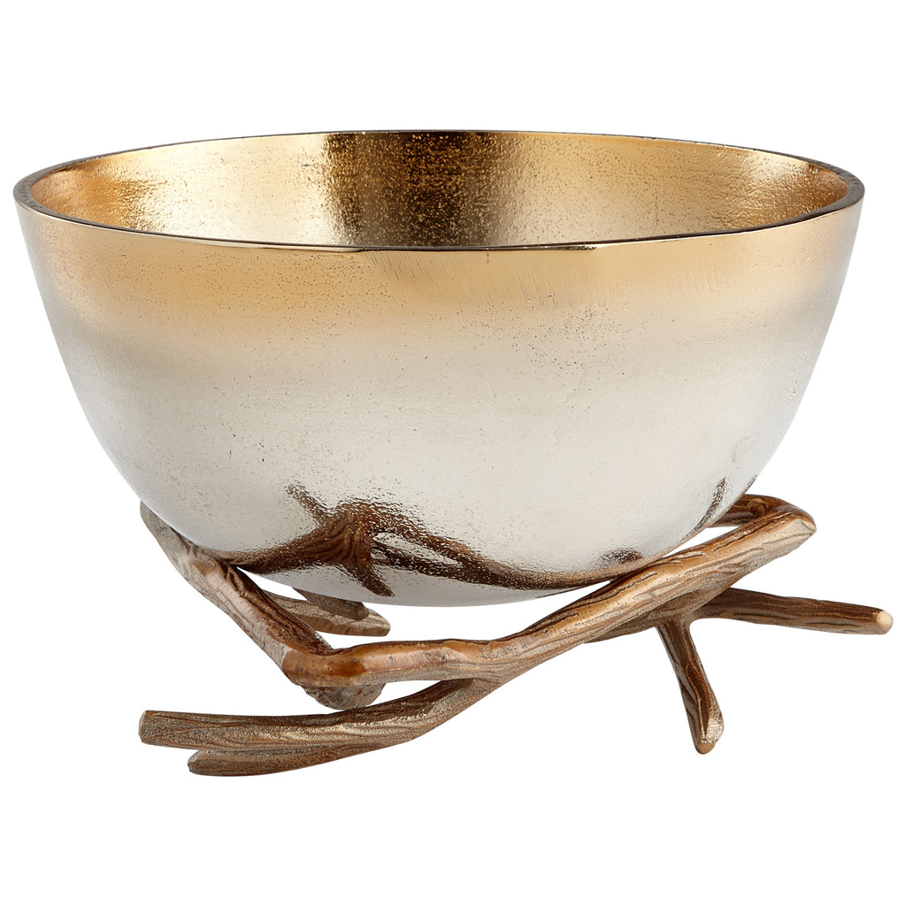 Antler Anchored Bowl - Gold - Large | Cyan Design