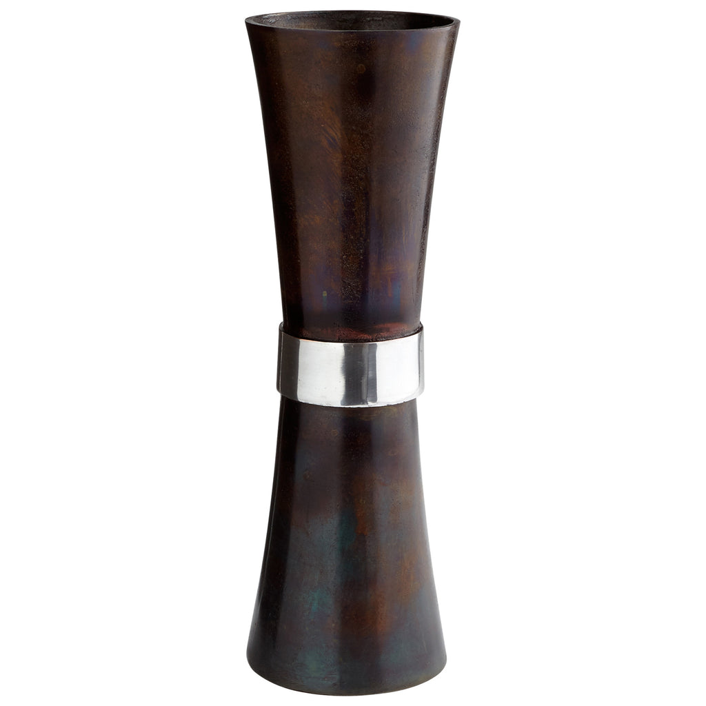 Catalina Vase - Bronze And Blue - Large | Cyan Design