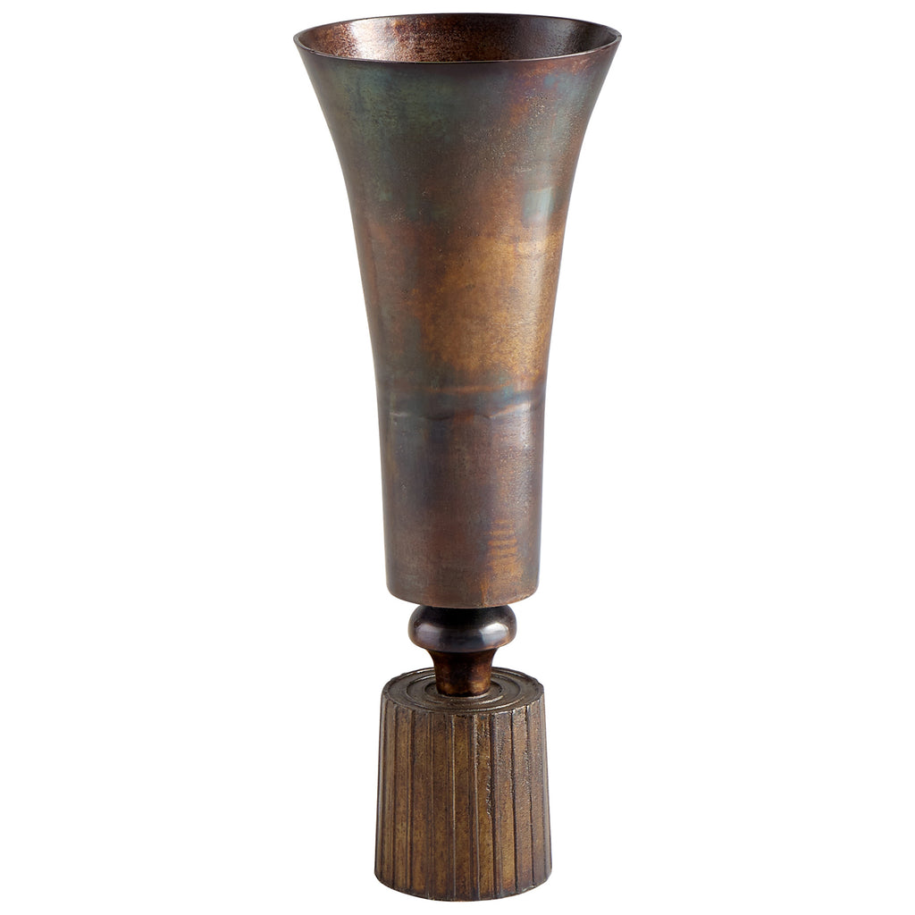 Patina Power Vase - Vintage Brass - Large | Cyan Design