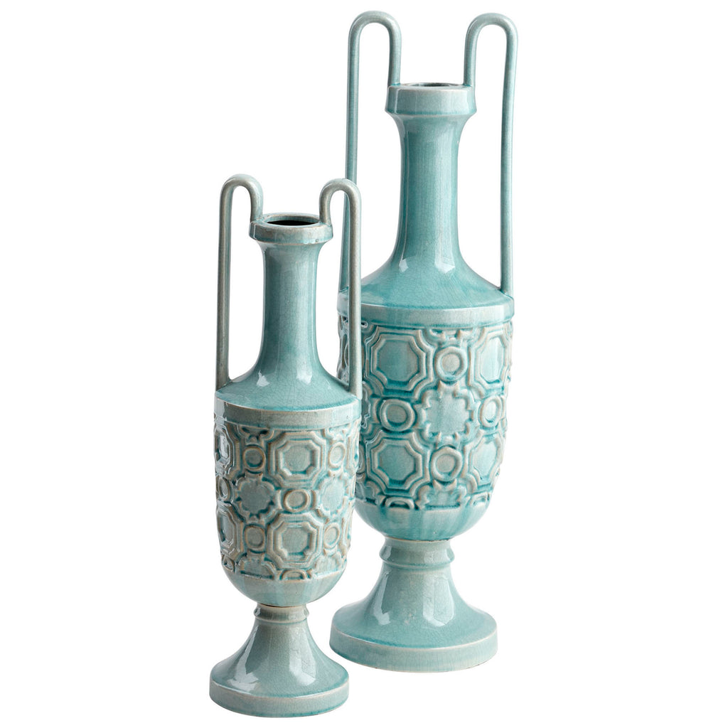 August Sky Vase - Teal - Small | Cyan Design