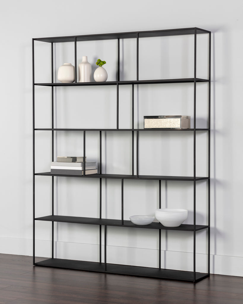 Eiffel Bookcase - Extra Large - Black | Sunpan Furniture - 105939