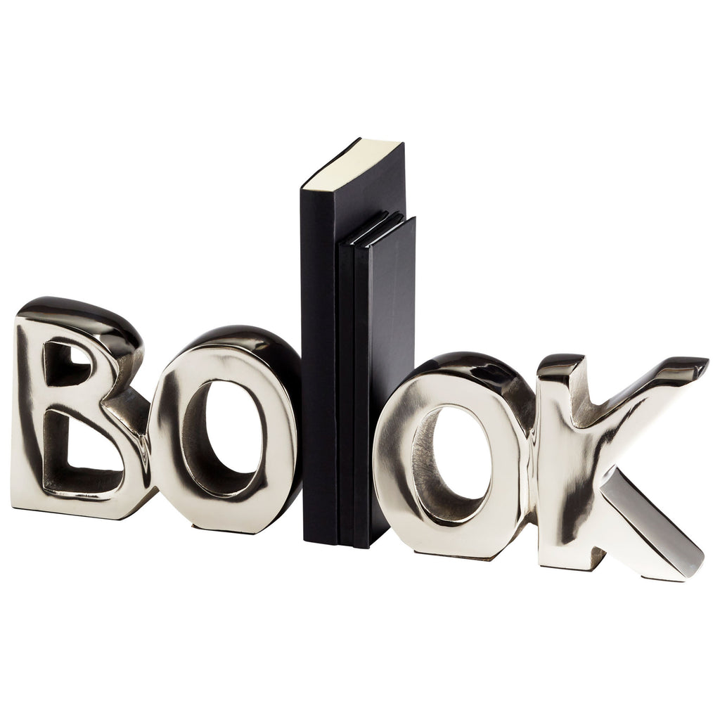 The Book Bookends - Nickel | Cyan Design