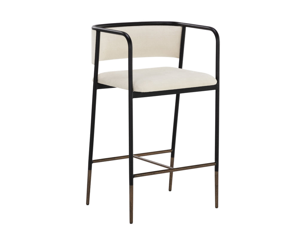 Brenan Counter Stool - Zenith Alabaster | Sunpan Furniture - 110613