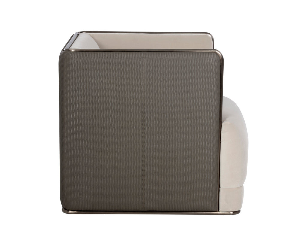 Sierra Armchair - Meg Taupe / Porcini Taupe | Sunpan Furniture - 108049