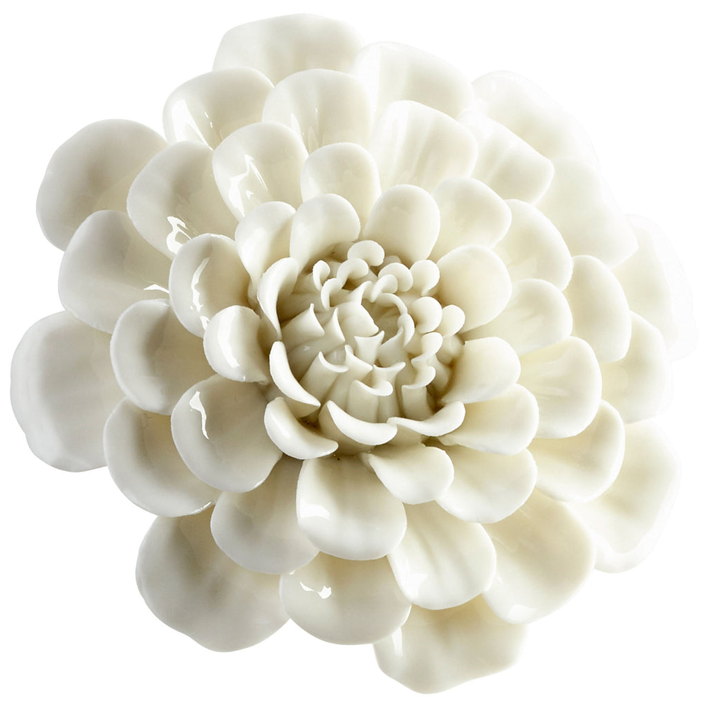 Flourishing Flowers Wall Decor - Off White Glaze - Medium | Cyan Design