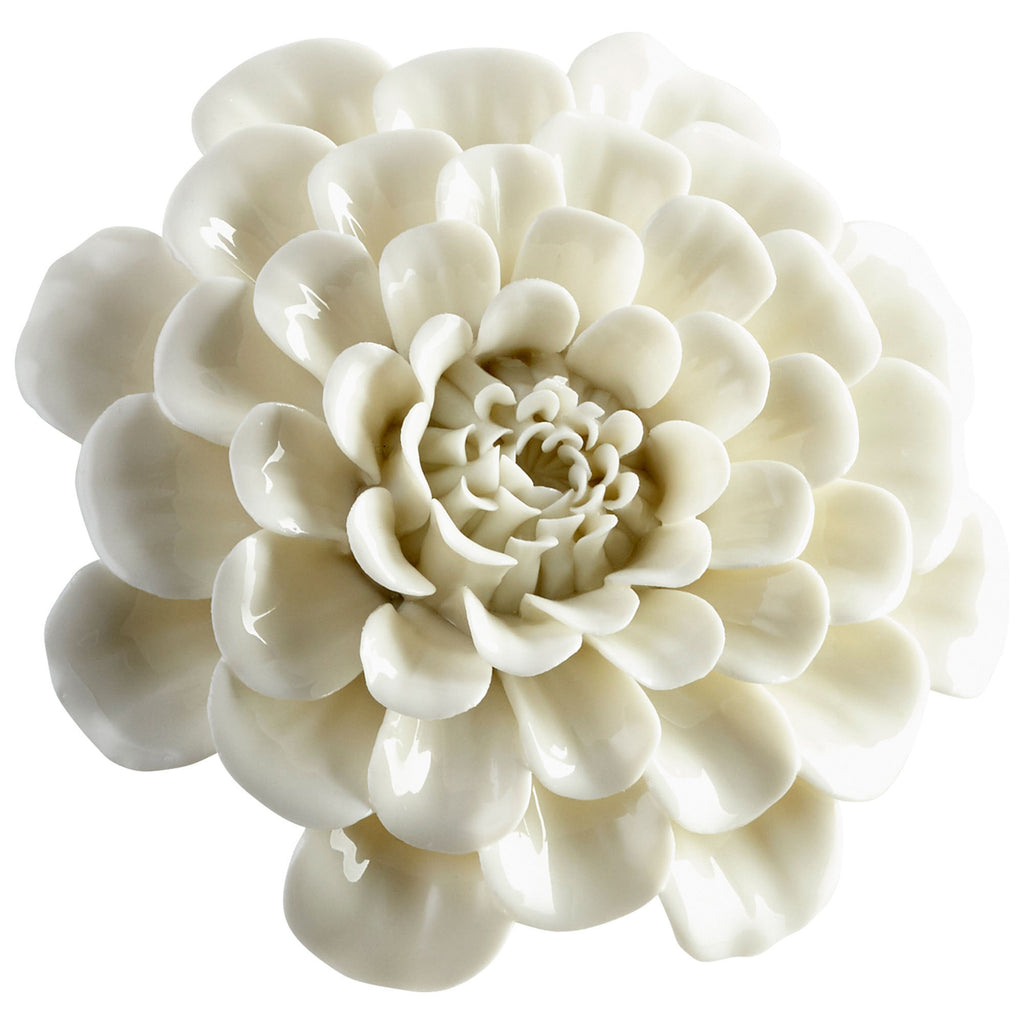 Flourishing Flowers Wall Decor - Off White Glaze - Large | Cyan Design