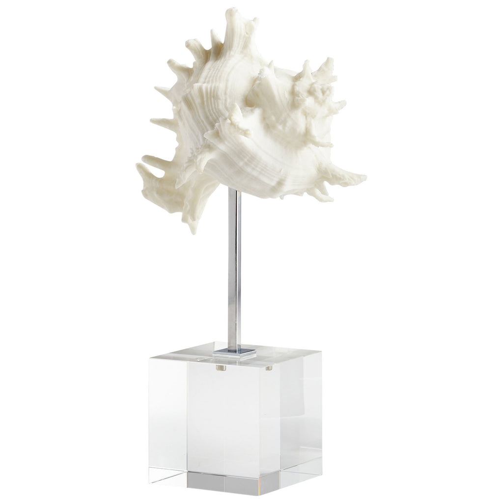 Murexiella Sculpture - White And Polished Nickel | Cyan Design