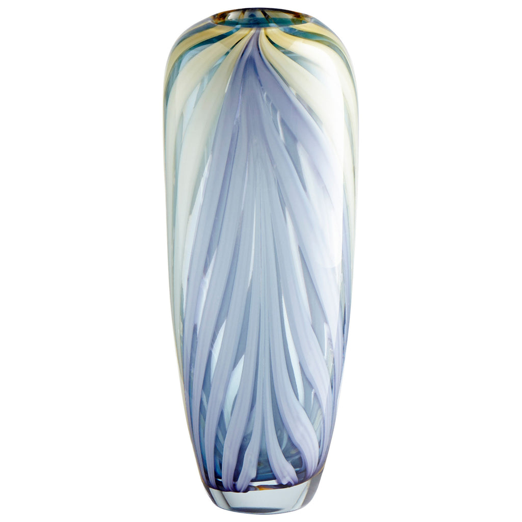 Rhythm Vase - Purple And Yellow - Medium | Cyan Design