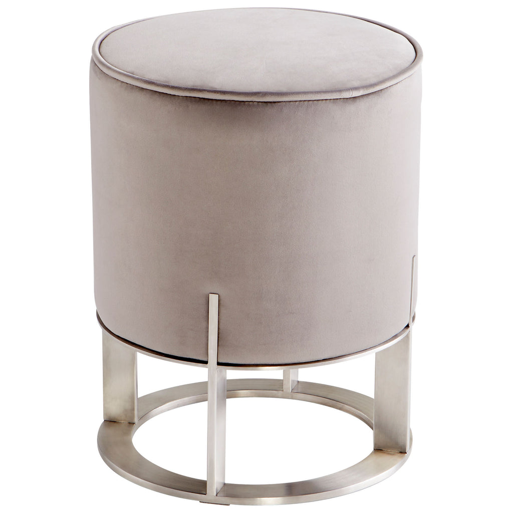 Mr Winston Ottoman - Brushed Stainless Steel | Cyan Design