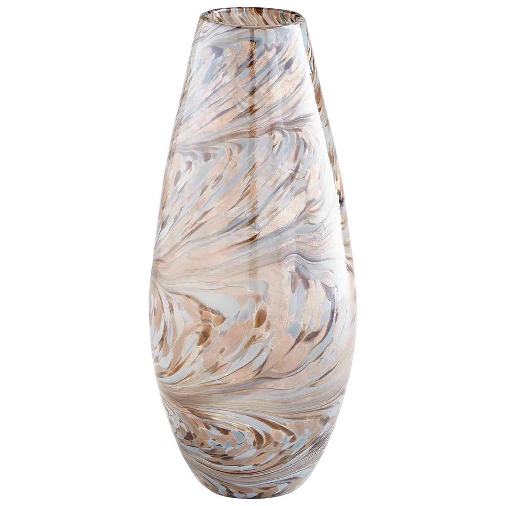 Caravelas Vase - Metallic Sand Swirl - Large | Cyan Design