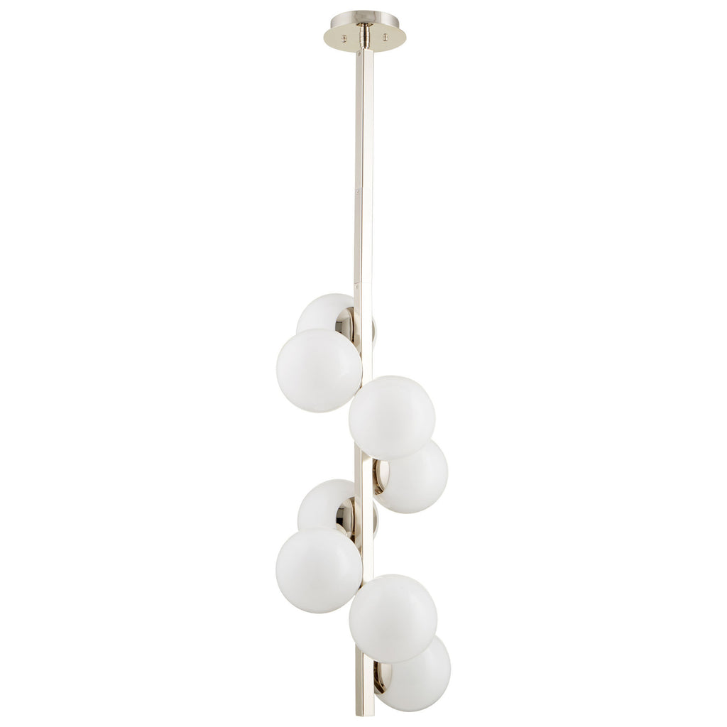 Atom Pendant 8-Light - Polished Nickel | Cyan Design