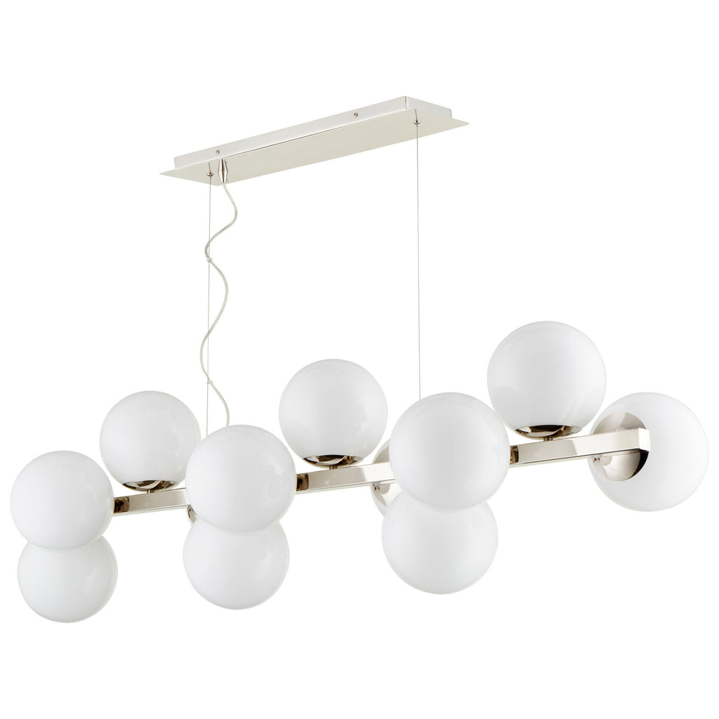 Atom Pendant 12-Light - Polished Nickel | Cyan Design