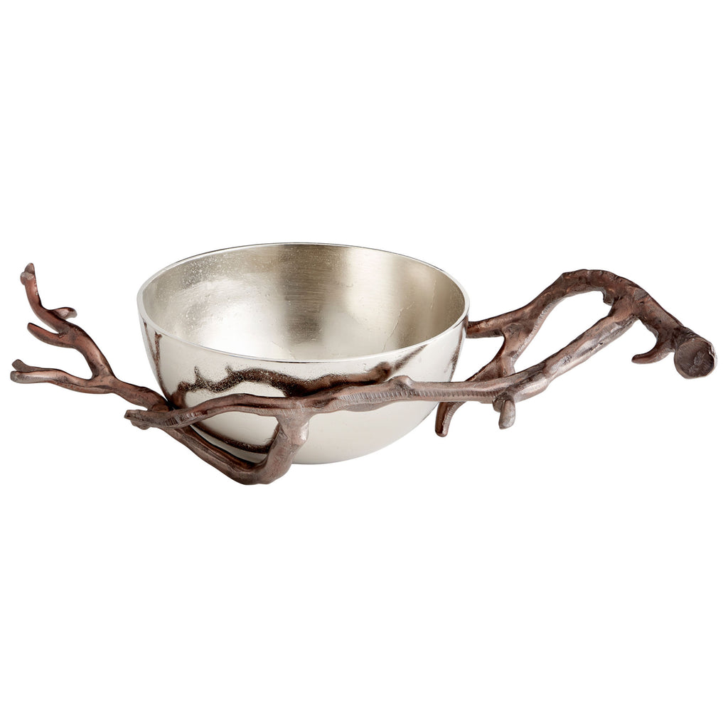 Bough Bowl - Nickel And Bronze | Cyan Design