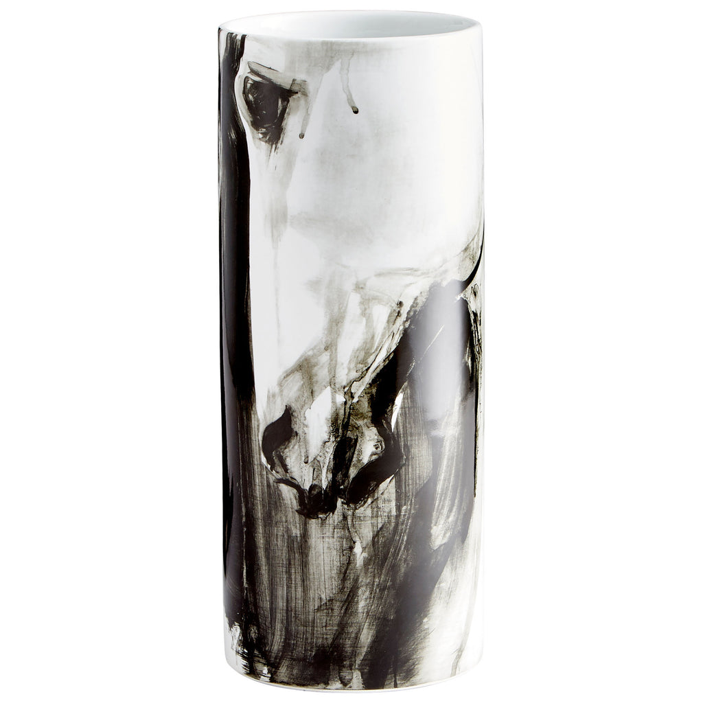 Stallion Vase - Black And White | Cyan Design