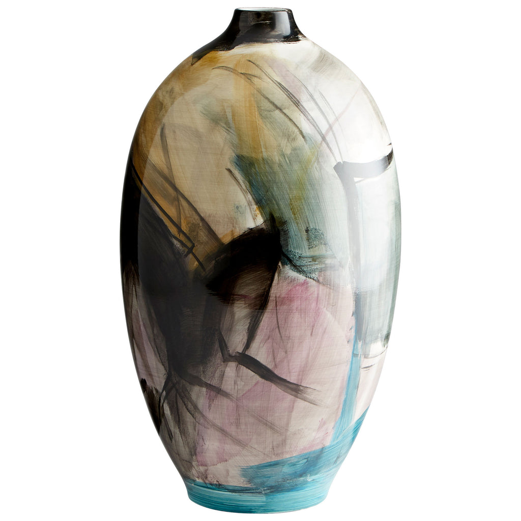 Carmen Vase #2 - Multi Colored Blue | Cyan Design