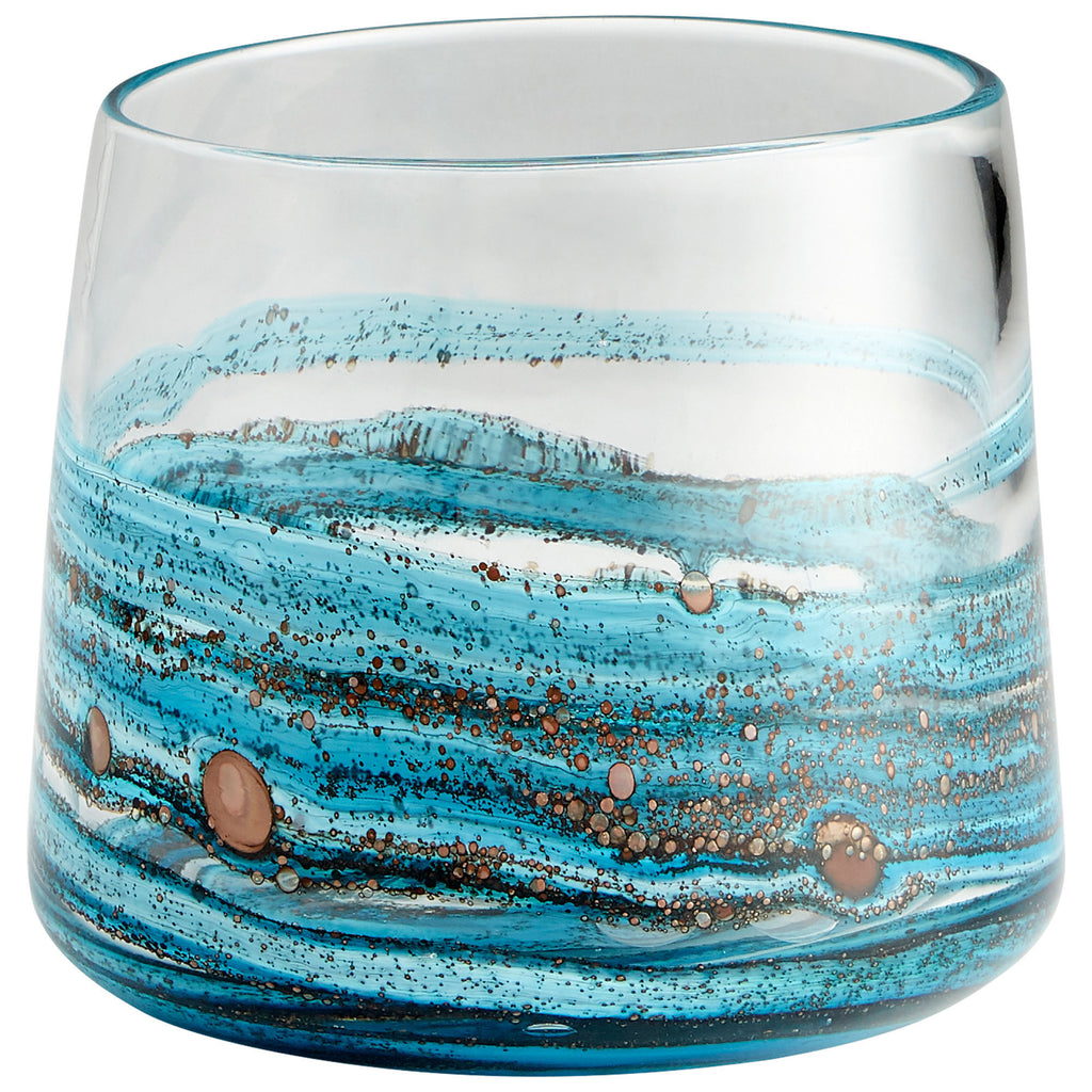 Rogue Vase - Blue & Gold Dust | Cyan Design