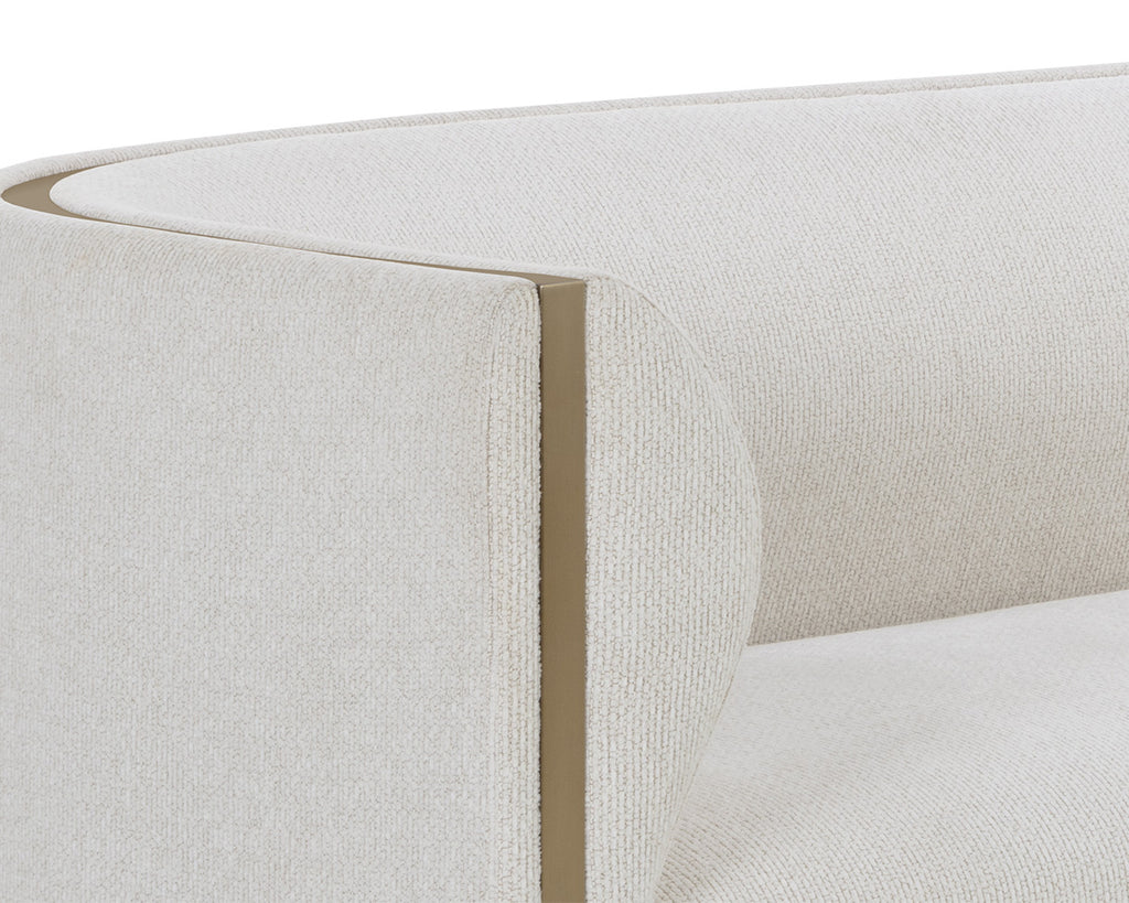 Larron Sofa - Rhea Light Barley | Sunpan Furniture - 110622