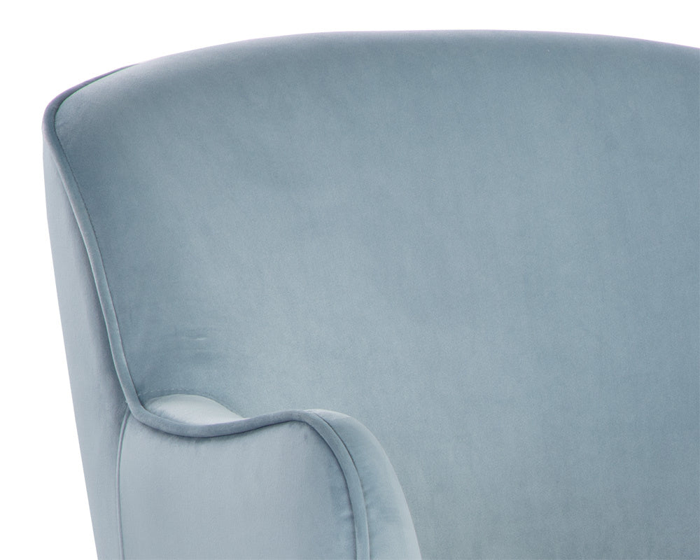 Karina Office Chair - Cornflower Blue Sky | Sunpan Furniture - 107853