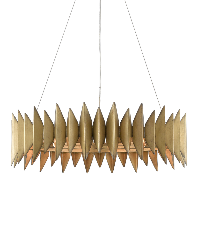 Currey & Co Potter Gold Chandelier | 9000-0521