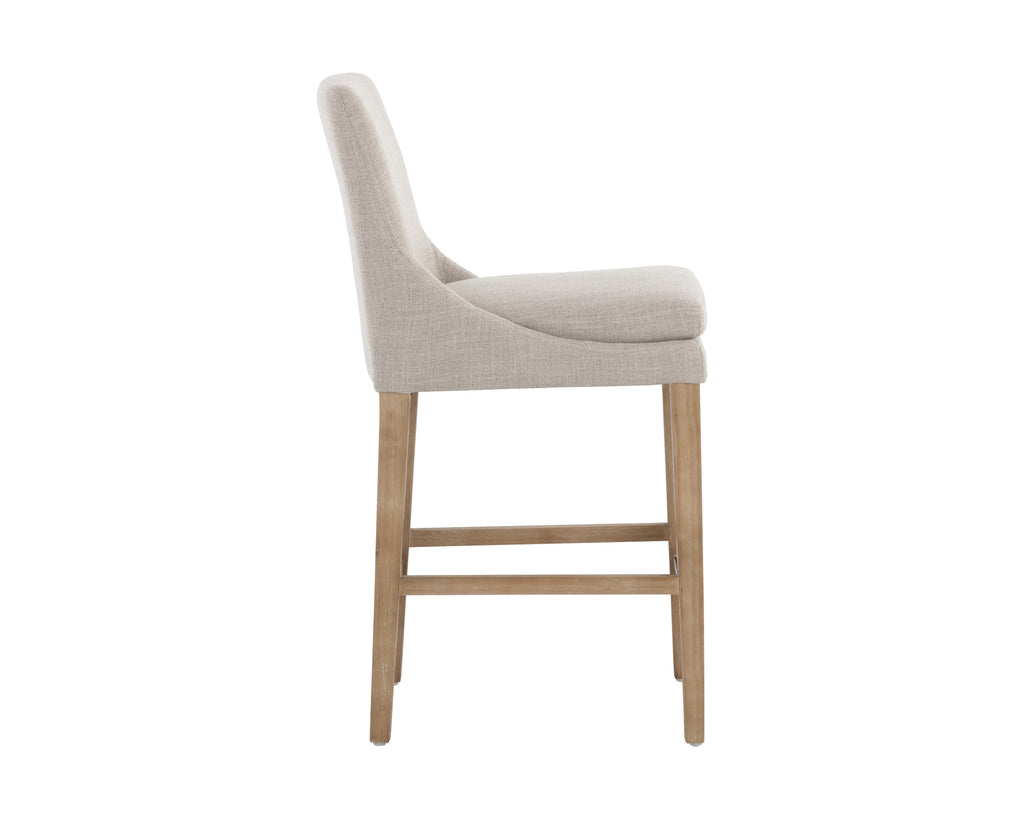 Rosine Counter Stool - Effie Flax | Sunpan Furniture - 108584